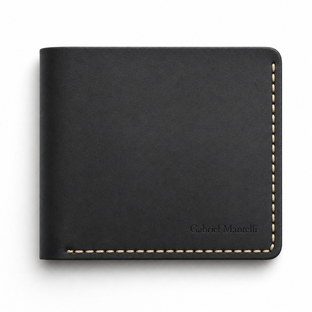 Horizontal Bifold Wallet in Black - hero