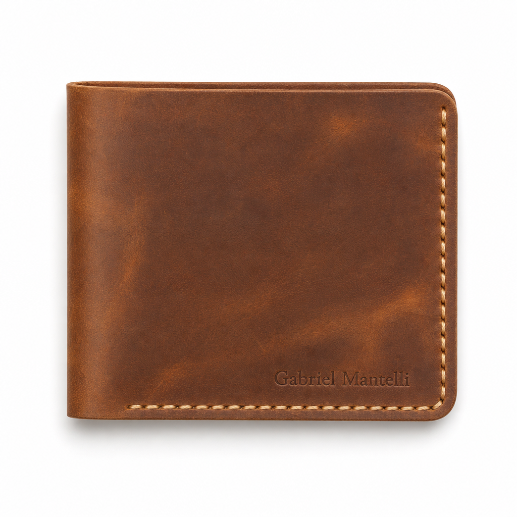 Horizontal Bifold Wallet in Cognac - hero